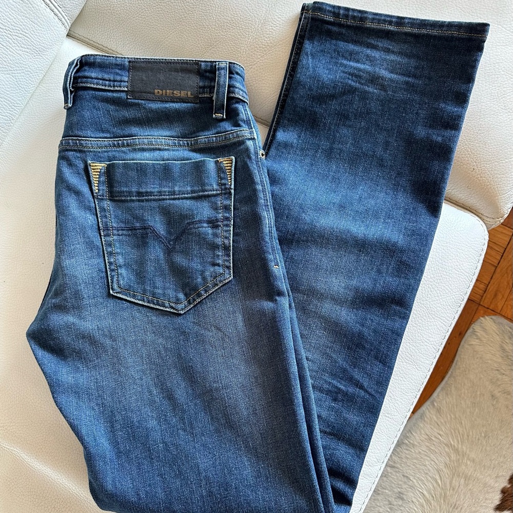 DIESEL Industry SAFADO Jeans. Regular Slim straight Size 31/32 Stretch. RM032